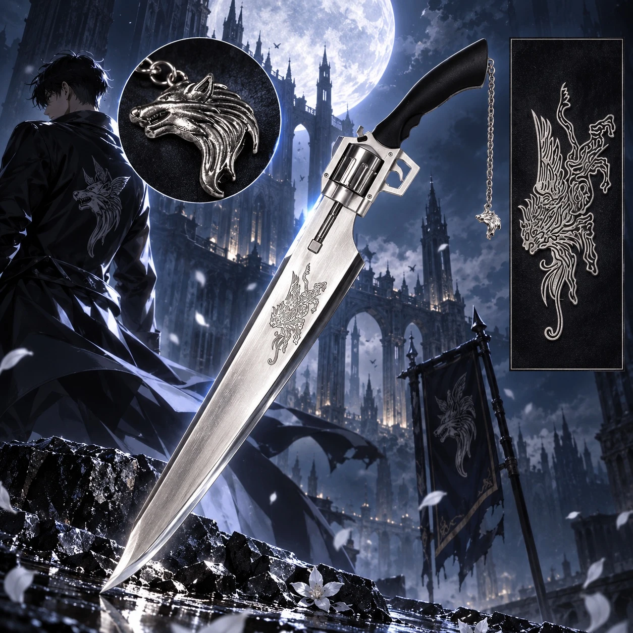 Squall Leonhart's Revolver Gunblade