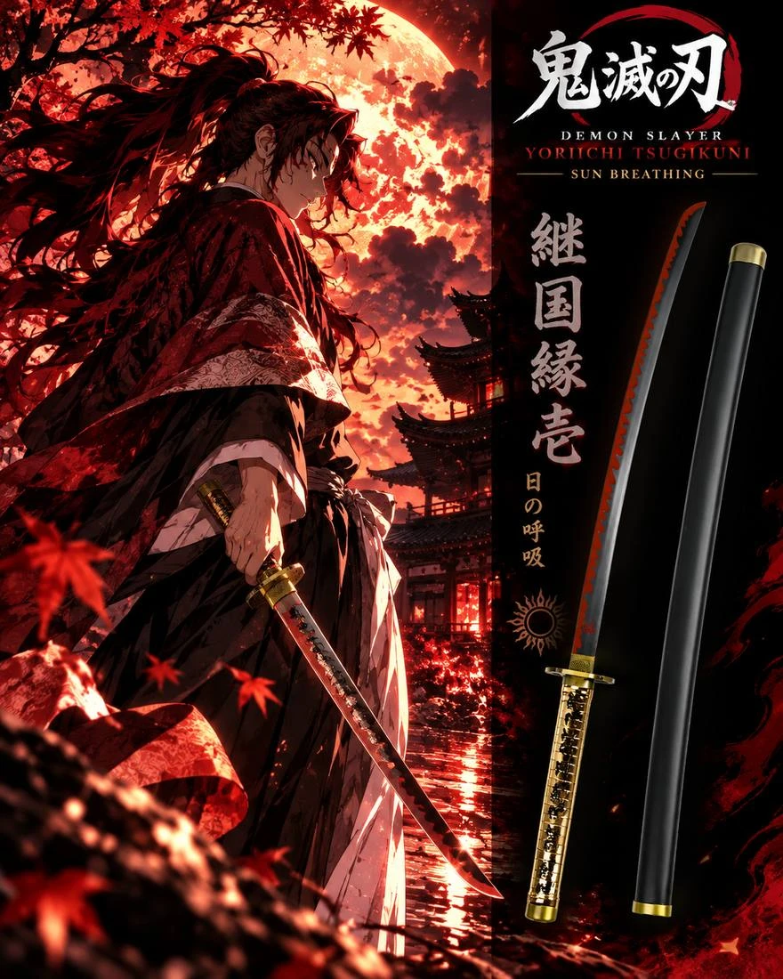 Yoriichi Tsugikuni Sun Breathing - Demon Slayer
